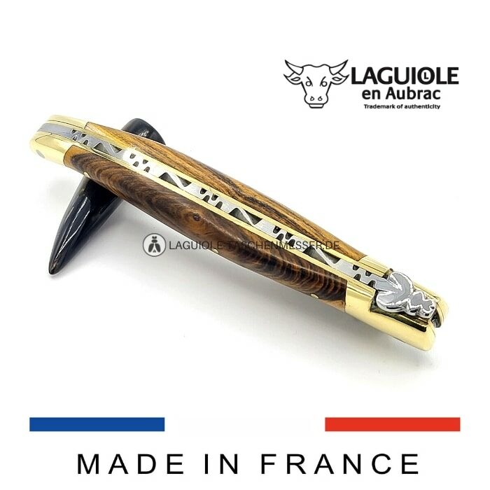 laguiole messer pistazienholz messingbacken