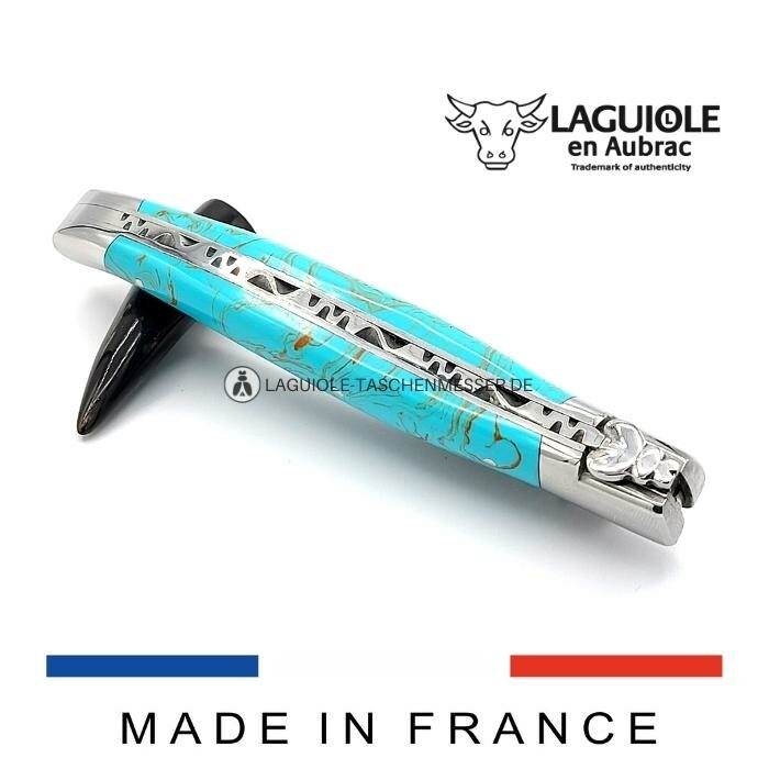 laguiole messer türkis12cm