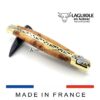 laguiole messer wacholder 12cm messingbacken
