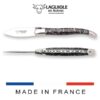 laguiole en aubrac austernmesser zerkleinerten muschelschalen