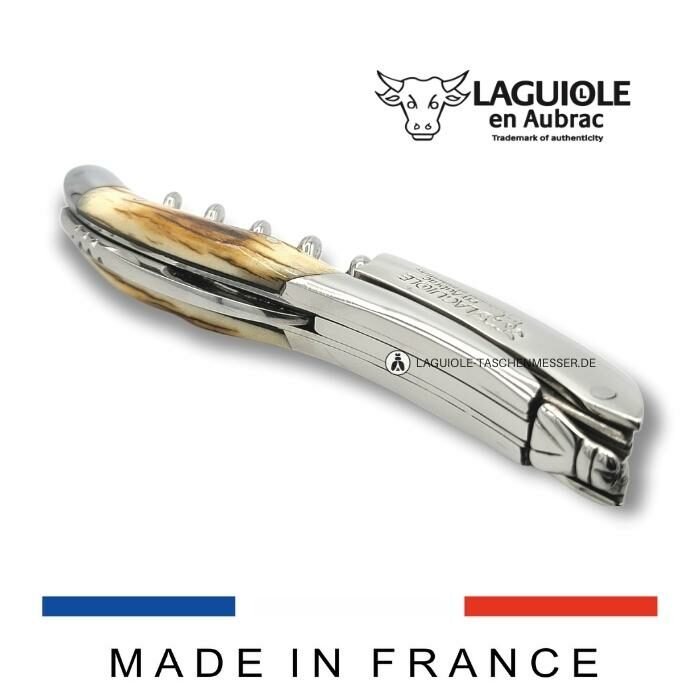laguiole en aubrac kellnermesser mammut kruste