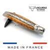 laguiole taschenmesser doppleplatine thuja 12cm