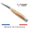 laguiole taschenmesser wacholder damastklinge doppelplatine