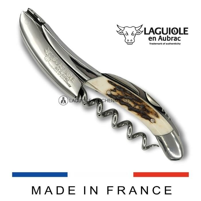 laguiole kellnermesser griff hirschhorn