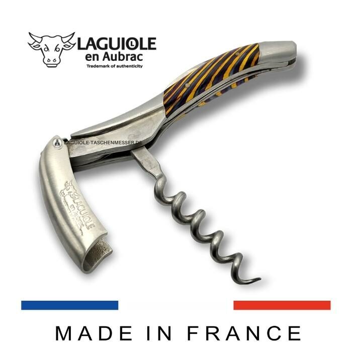 laguiole en aubrac sommelier messer samba gelb