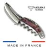 laguiole kellnermesser griff pappel wurzelholz lie de vin