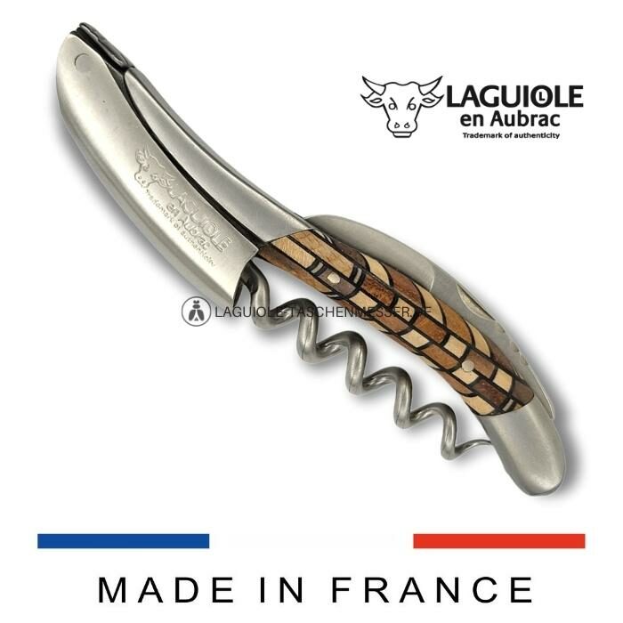 laguiole kellnermesser puzzle arrow intarsien