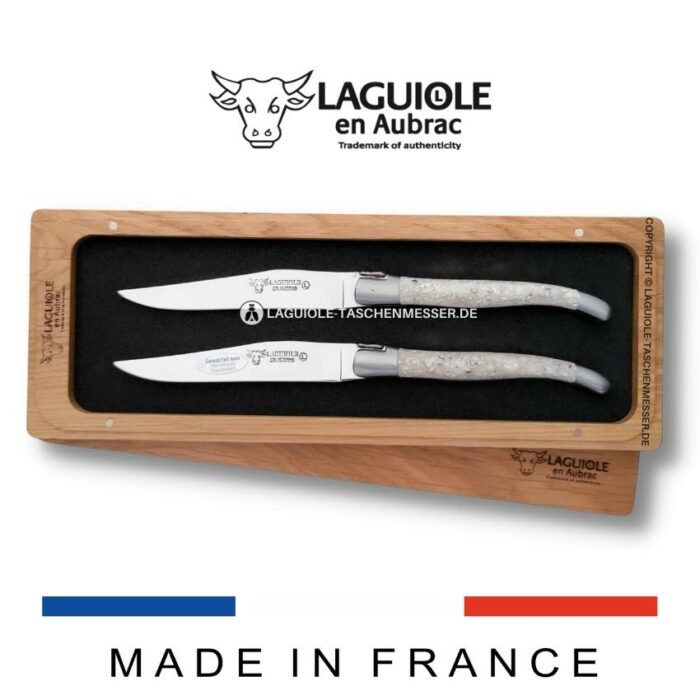 laguiole en aubrac steakmesser 2er set austernschalen