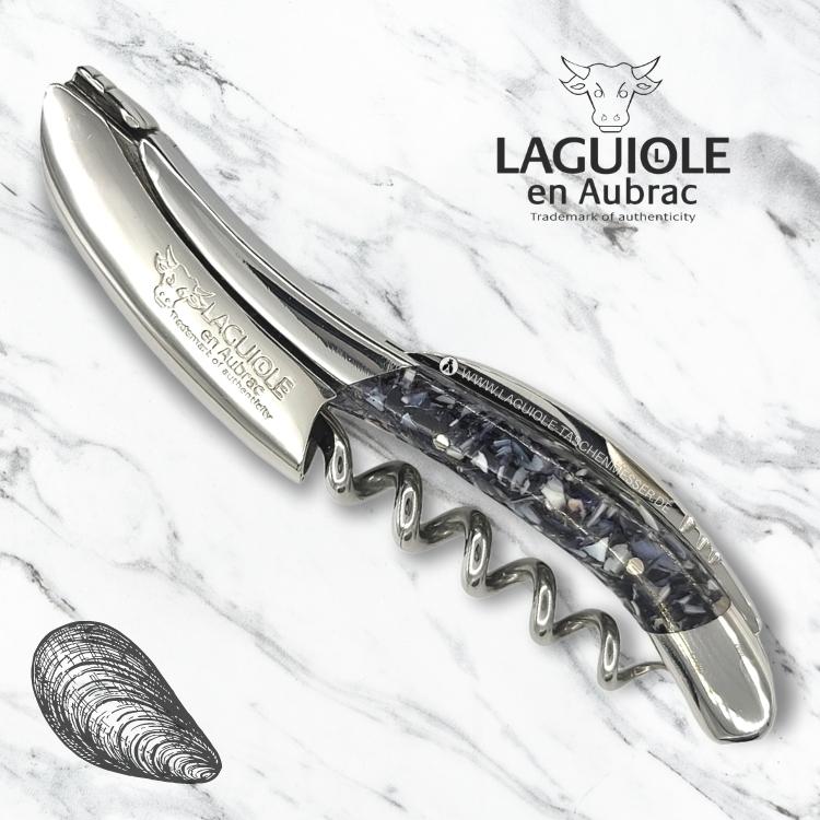 laguiole en aubrac sommeliermessser muschelschalen