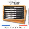 laguiole steakmesser set ebenholz
