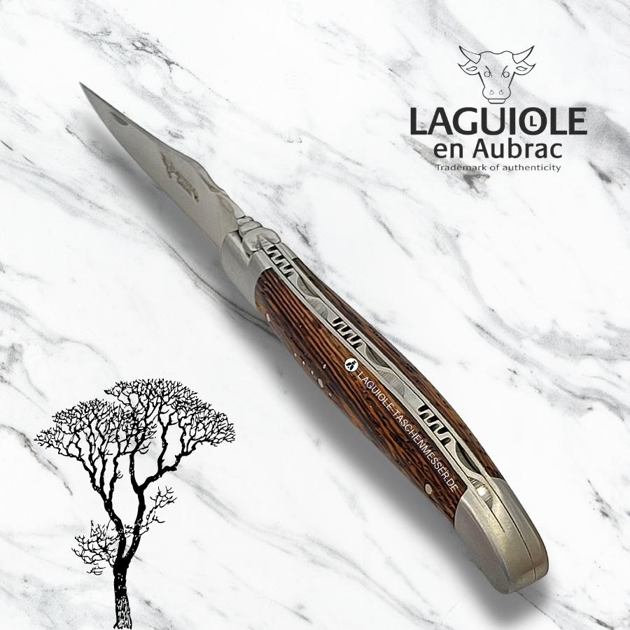 laguiole taschenmesser mit griff aus wenge holz