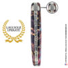 indigowald: laguiole taschenmesser aus violetter holunder maser – voller griff – gravierte biene